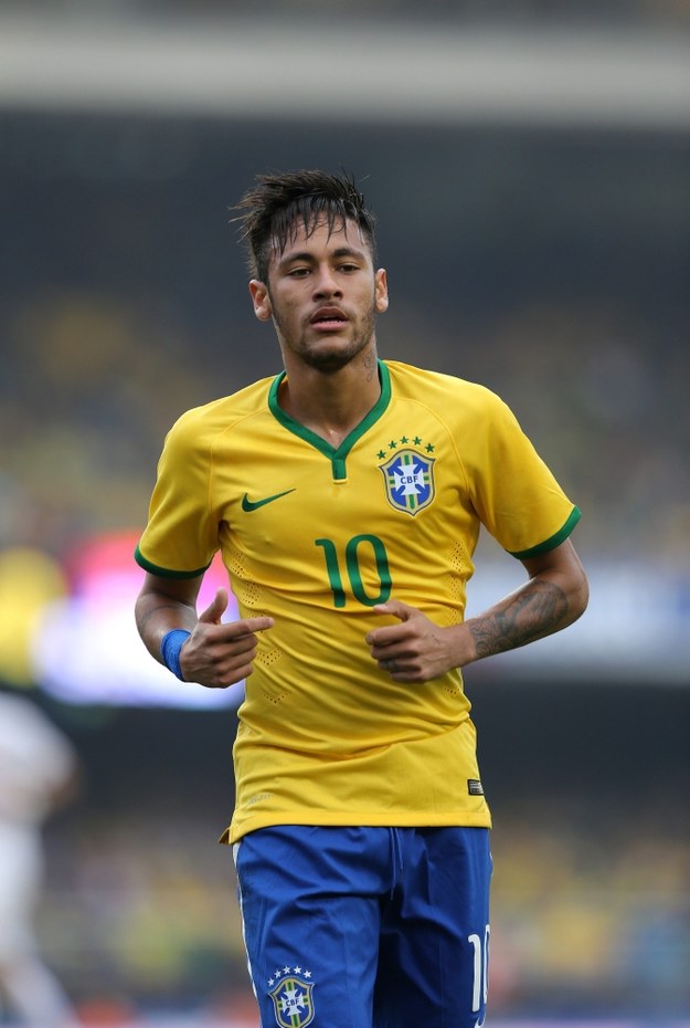 Neymar /Sebastiăo Moreira /PAP/EPA