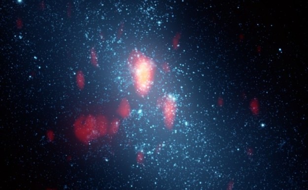 NGC 5253 - w centrum. Fot. Jean Turner /materiały prasowe