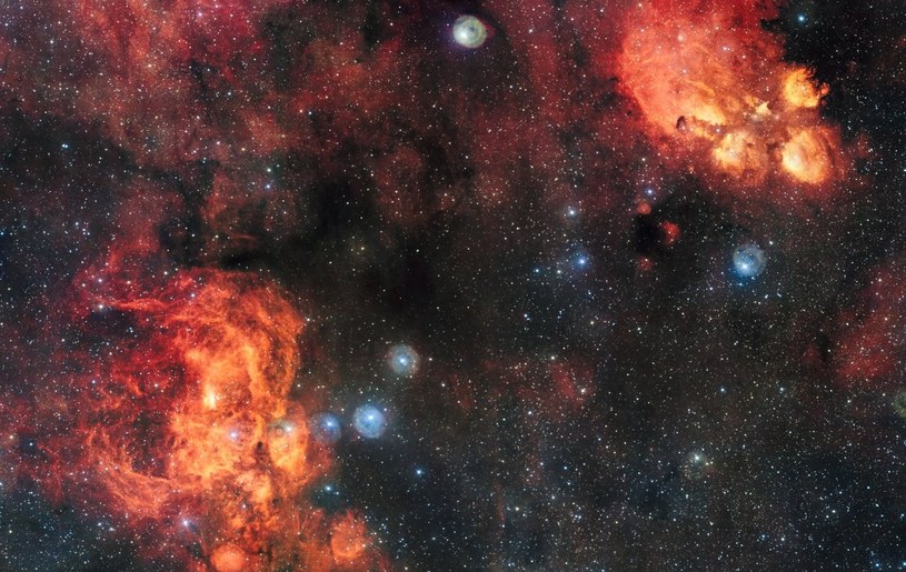 NGC 6334 i NGC 6357 /materiały prasowe