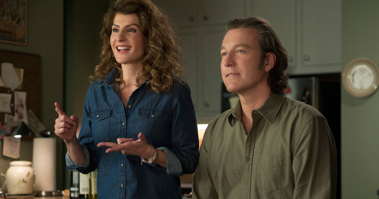 Nia Vardalos i John Corbett w "Moim wielkim greckim weselu 2" /materiały prasowe