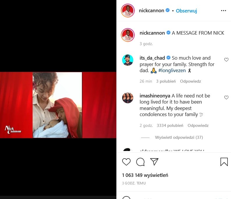 Nick Cannon z partnerką i synkiem /www.instagram.com/nickcannon /Instagram