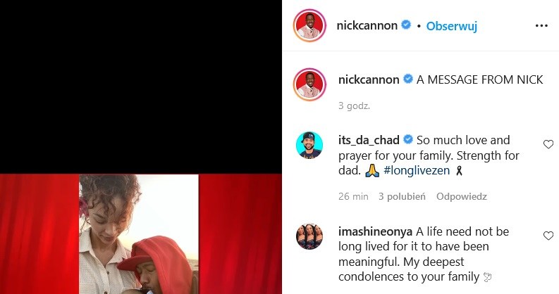 Nick Cannon z partnerką i synkiem /www.instagram.com/nickcannon /Instagram