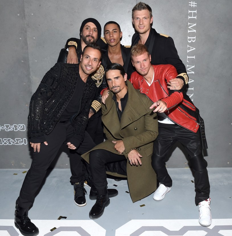 Nick Carter z kolegami z zespołu Backstreet Boys /Nicholas Hunt /Getty Images