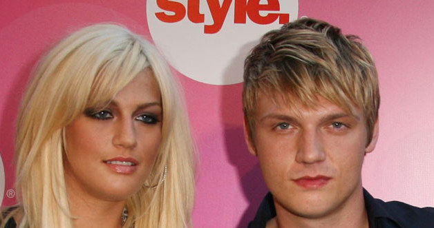 Nick Carter z siostrą Leslie w 2006 roku. /Chad Buchanan /Getty Images