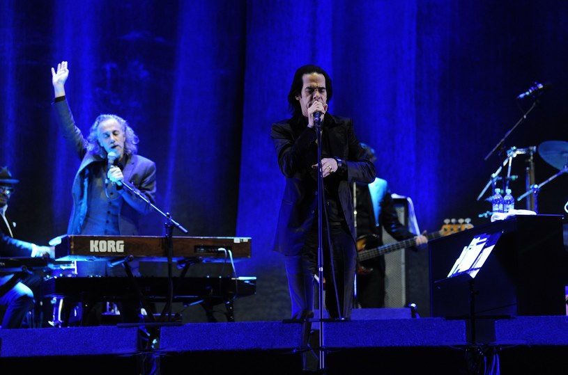Nick Cave i Conway Savage na koncercie w Gdyni w 2013 roku /Paweł Skraba /Reporter
