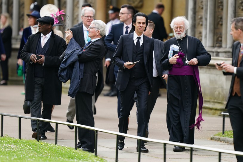 Nick Cave podczas koronacji Karola III /Jane Barlow /Getty Images