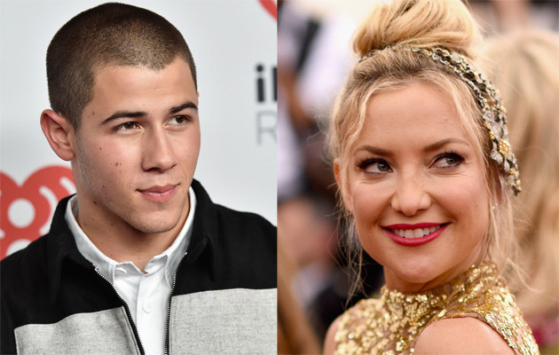 Nick Jonas wypiera się romansu z Kate Hudson! /David Becker, Dimitrios Kambouris /Getty Images