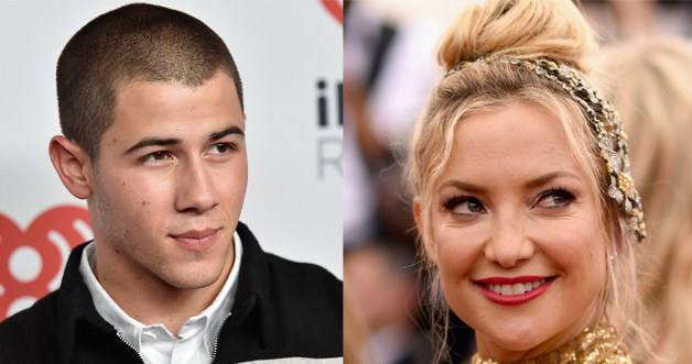 Nick Jonas wypiera się romansu z Kate Hudson! /David Becker, Dimitrios Kambouris /Getty Images