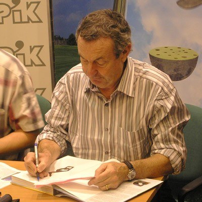 Nick Mason podpisywał swoją książką w Krakowie /INTERIA.PL