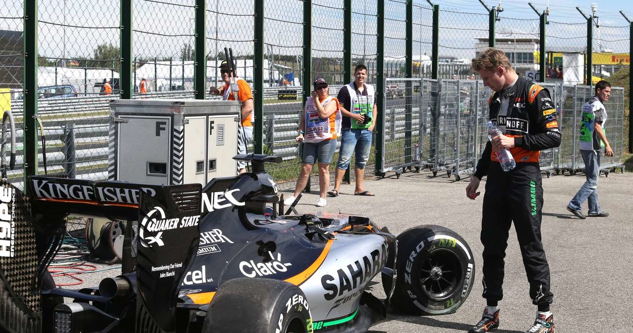 Nico Huelkenberg podczas, pechowego dla siebie, Grand Prix Węgier /AFP