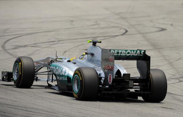 Nico Rosberg w swoim  bolidzie. /AFP