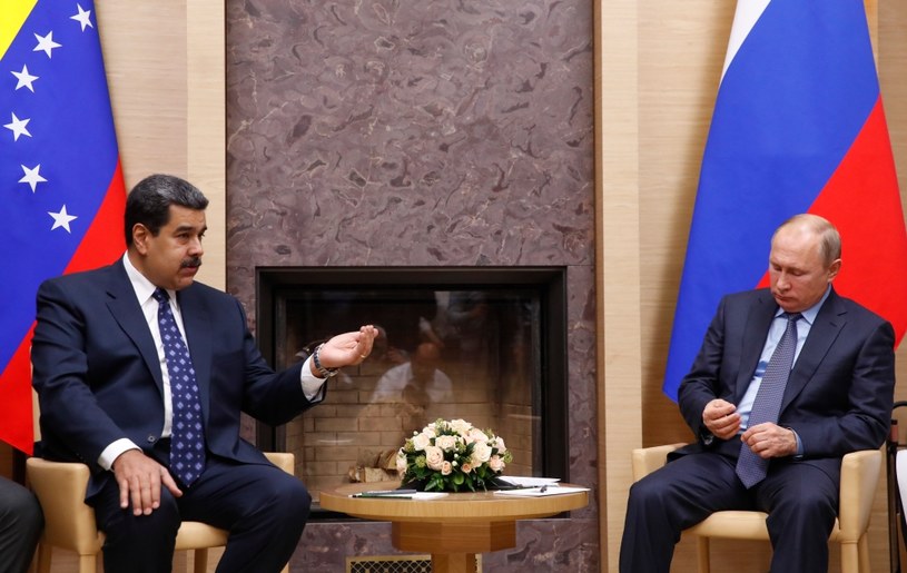 Nicolas Maduro i Władimir Putin /AFP
