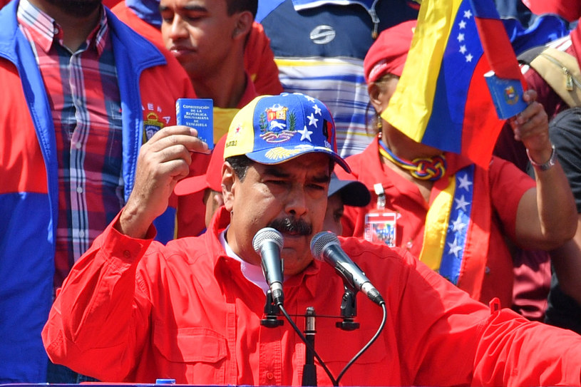 Nicolas Maduro uznaje się za prawowitego prezydenta Wenezueli /Yuri Cortez /AFP