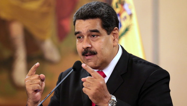 Nicolas Maduro /MIRAFLORES PRESS OFFICE  /PAP/EPA
