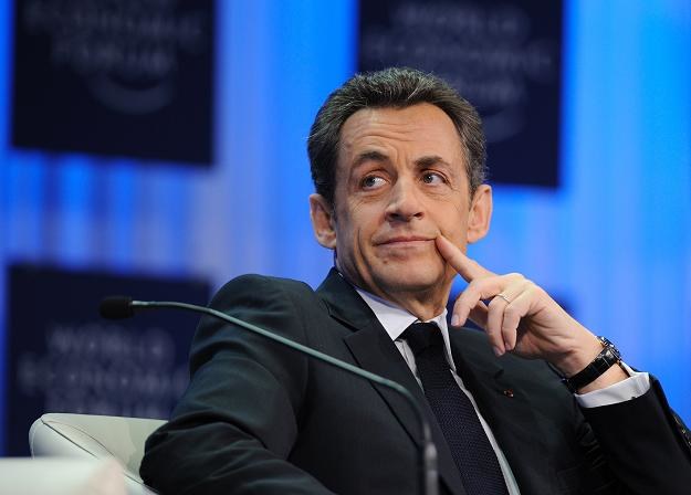 Nicolas Sarkozy, prezydent Francji, w Davos /AFP