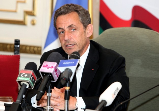 Nicolas Sarkozy /SABRI ELMHEDWI /PAP/EPA