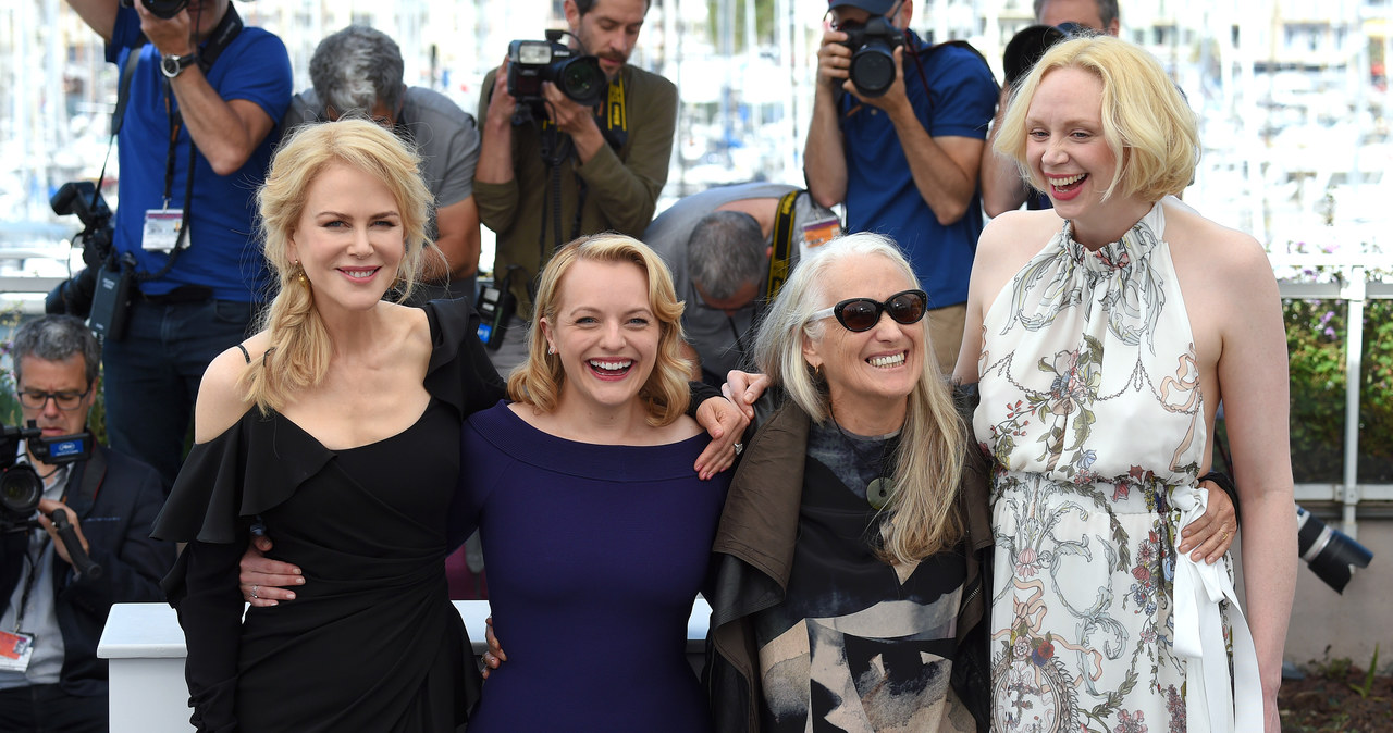 Nicole Kidman, Elisabeth Moss, reżyserka Jane Campion i  Gwendoline Christie /Getty Images