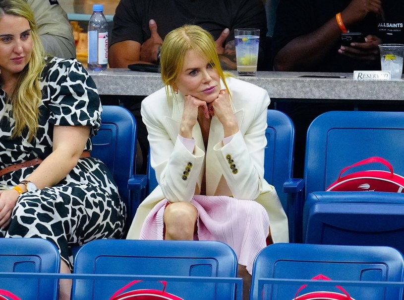 Nicole Kidman podczas kobiecego finału US Open 2023 /Gotham/GC Images /Getty Images