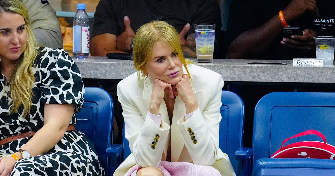 Nicole Kidman podczas kobiecego finału US Open 2023 /Gotham/GC Images /Getty Images