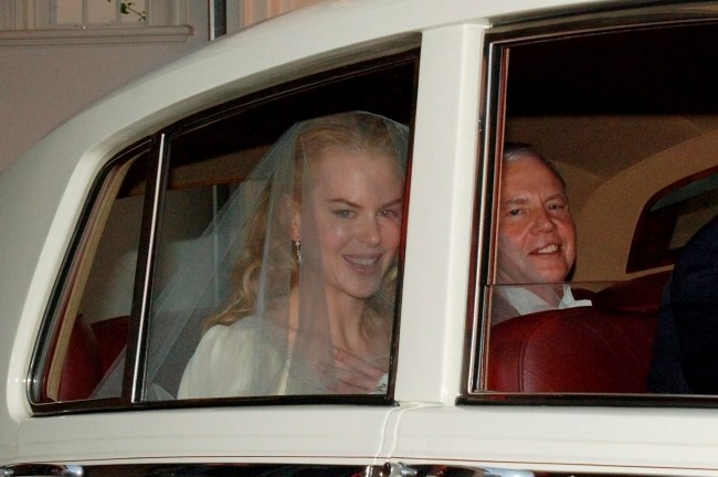 Nicole Kidman z ojcem /PAP/EPA/TRACEY NEARMY /PAP/EPA