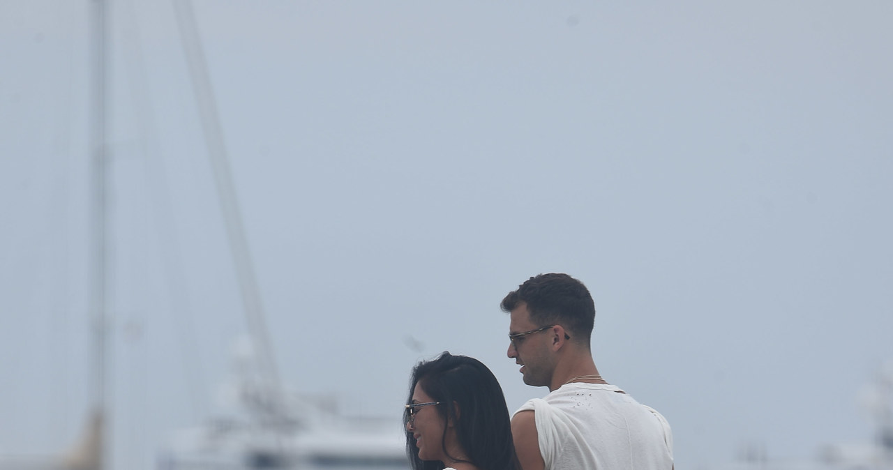 Nicole Scherzinger i Grigor Dimitrow /Agencja FORUM