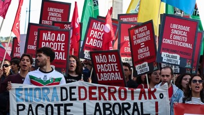 ​"Nie" dla zmian w kodeksie pracy. Portugalczycy wyszli na ulice Lizbony