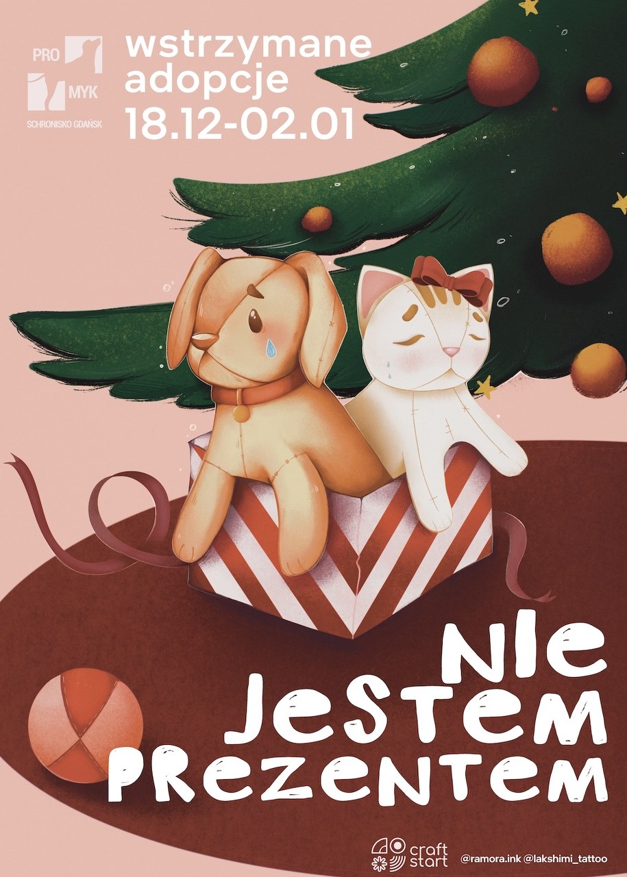 "Nie jestem przenetem!" - akcja schroniska dla bezdomnych zwierząt "Promyk”. /Zoo Gdańsk /Materiały prasowe