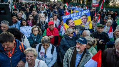 "Nie jesteśmy Ukrainie nic winni". Demonstracja po słowach Zełenskiego