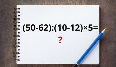 Nie każdy sobie poradzi. Czy uda ci się rozwiązać zagadkę matematyczną? 