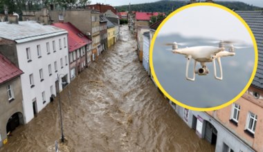 Nie lataj dronem przy terenach powodzi. "Na wniosek służb"