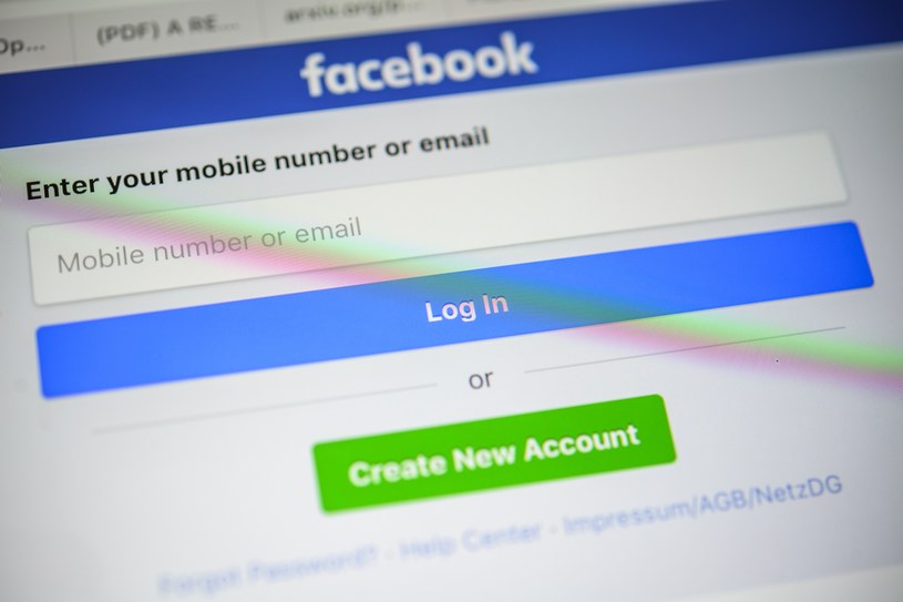 Nie ma możliwości usunięcia konta na Facebooku bez znajomości danych do logowania. /Agencja FORUM