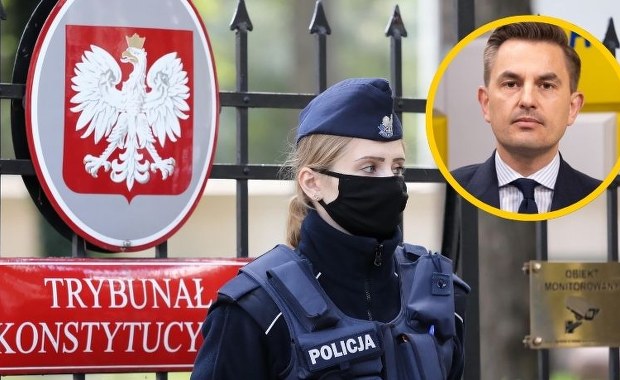 "Nie ma takiego scenariusza". Myrcha o interwencji policji w Trybunale Konstytucyjnym