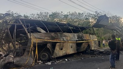 Nie mieli szans na ucieczkę. Koszmarny wypadek w Indonezji
