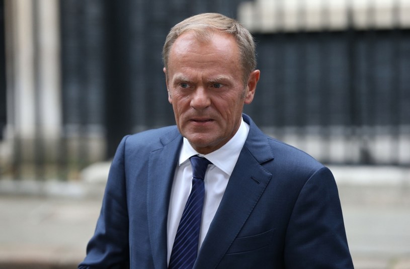 "Nie możemy być dłużej podzieleni" - mówił Tusk o  migracji w UE /JONATHAN BRADY /East News