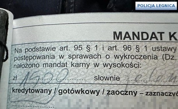 Nie puścił pieszej na pasach. Dostał 1,5 tys. zł mandatu