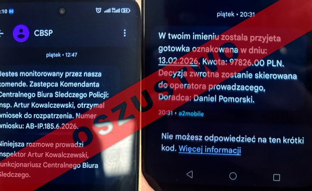 Nie reaguj na te SMS-y. CBŚP o nowym sposobie oszustów