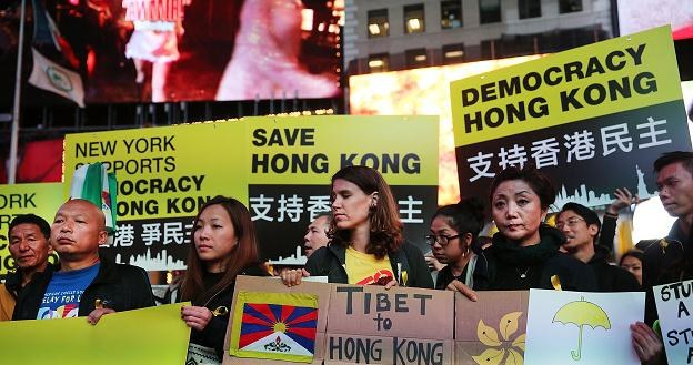 Nie słabną obawy o sytuację geopolityczną w Hongkongu /AFP