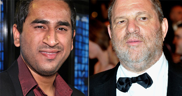 Nie słyszeliście nigdy o Viveku Shahu (L)? Harvey Weinstein (P) też nie... /Getty Images/Flash Press Media