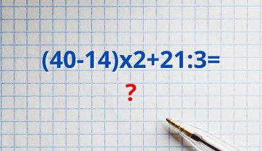 Nie trzeba być prymusem, żeby rozwiązać to zadanie. Podołasz?