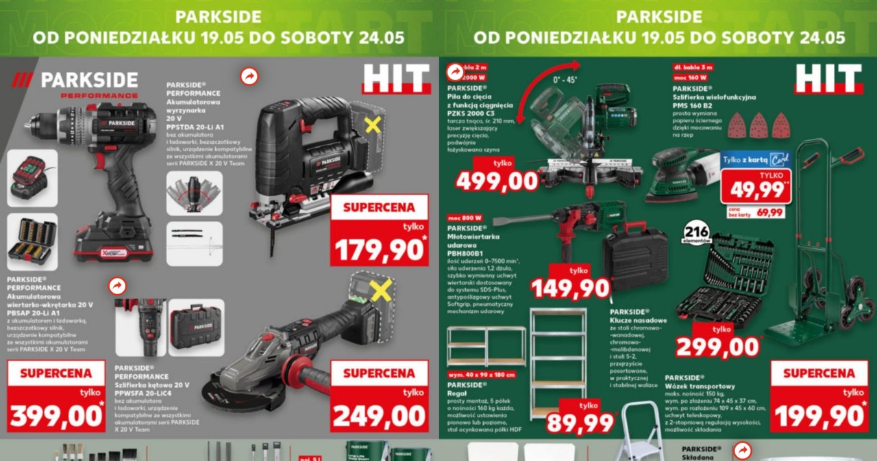 Nie tylko dla profesjonalistów! Kaufland przecenił elektronarzędzia Parkside! /Kaufland /INTERIA.PL