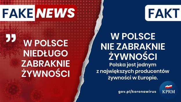 Nie zabraknie żywności /KPRM /