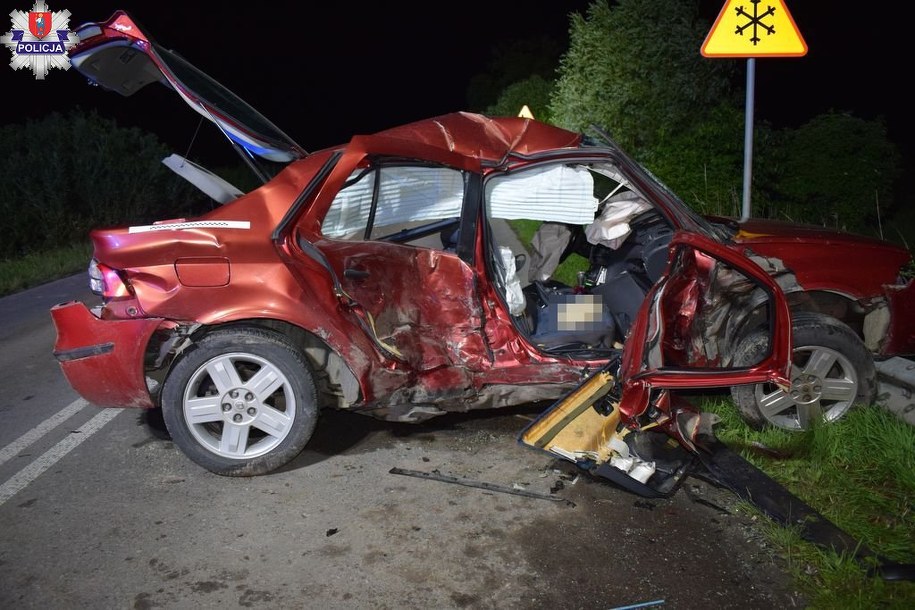 Nie żyje 20-letnia pasażerka osobowego renault /KMP Zamość /