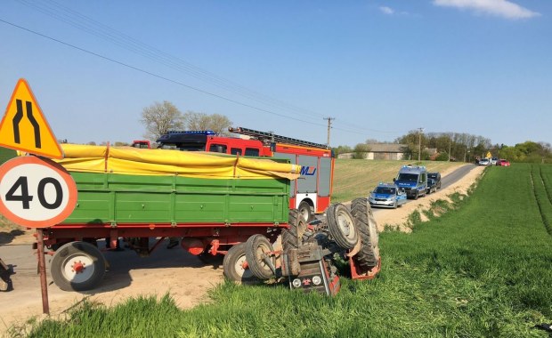 Nie żyje 68-latek przygnieciony przez traktor