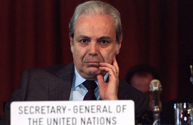 Nie żyje były sekretarz generalny ONZ Javier Perez de Cuellar. Miał 101 lat / 	Robert Jäger /PAP/EPA