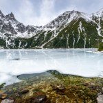 zima Niebezpieczna zabawa na Morskim Oku. Turyści igrali ze śmiercią