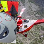 Niebezpieczne wypadki w Tatrach. Życie turystce uratował kask