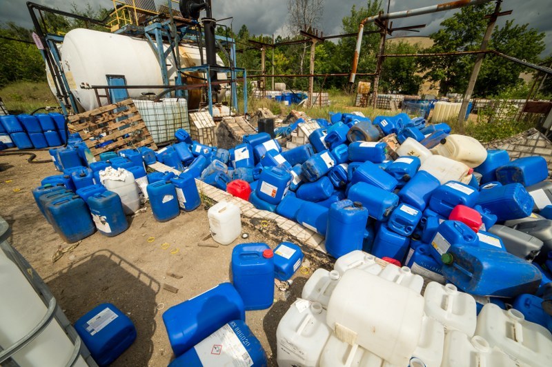 Niebezpieczne znalezisko w Bydgoszczy /Tytus Żmijewski /PAP