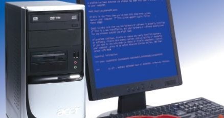 Niebieski ekran - widok dobrze znany użytkownikom systemu Windows /Next