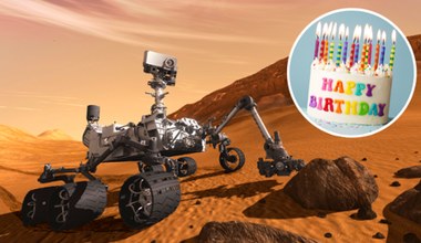 Niecodzienne świętowanie urodzin marsjańskiego łazika Curiosity