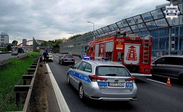 Niecodzienny wypadek na A4. Autostrada zablokowana